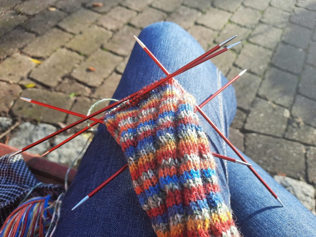 Strickpause vor Hörne